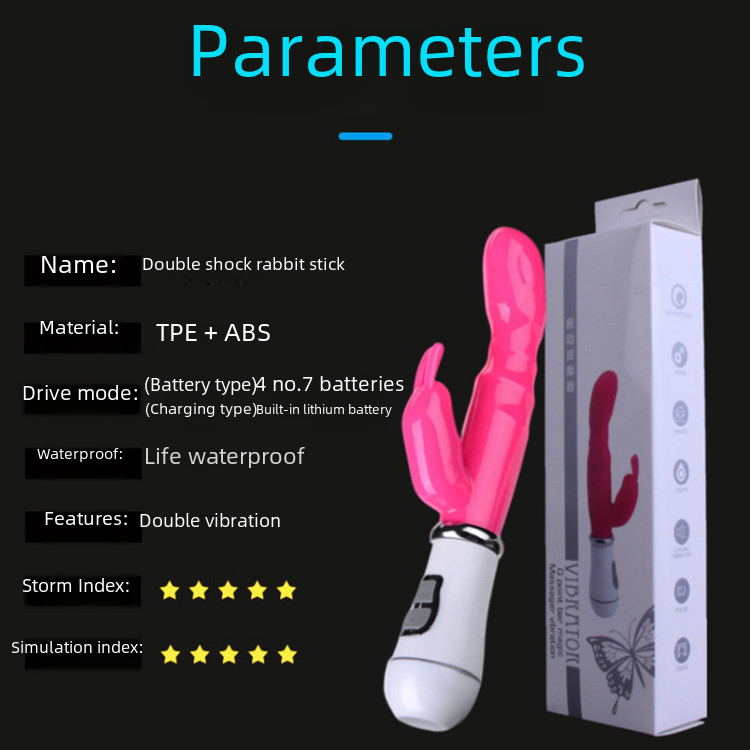 Dual Vibration G-Spot Rabbit Vibrator – Women's Intimate Massager