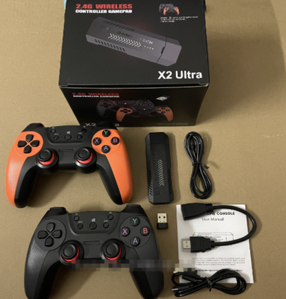 X2 Ultra Retro Game Stick 4K – 40,000+ Games, 128G Memory, Wireless Controller