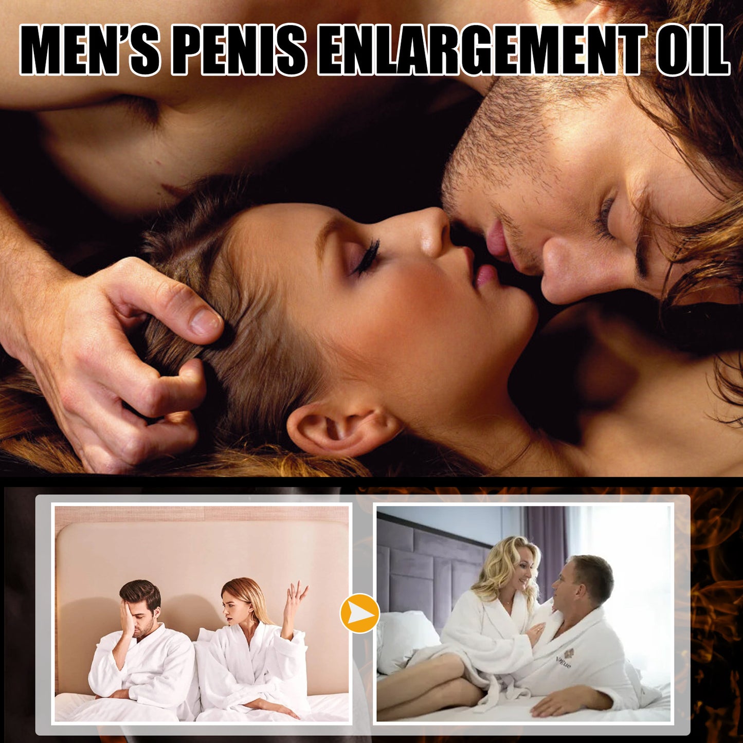 Men's Intimate Performance Massage Oil – Natural Plant Extracts | 10ml