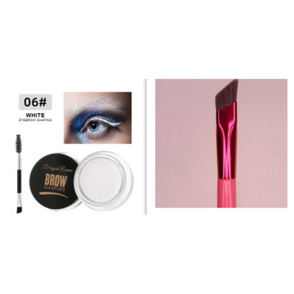 Waterproof Eyebrow Dye Gel – Long-Lasting Smudge-Proof Brow Cream, 6 Shades