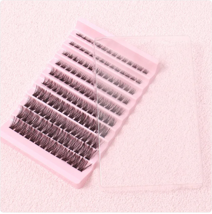 DIY Cluster False Eyelash Set – Natural Look, 110 Clusters, 10–14mm
