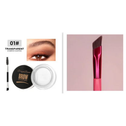 Waterproof Eyebrow Dye Gel – Long-Lasting Smudge-Proof Brow Cream, 6 Shades