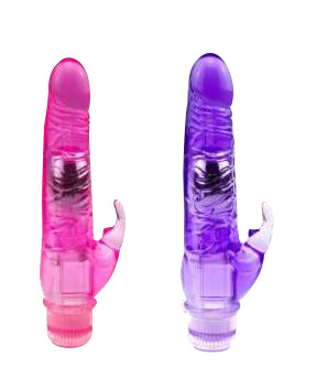 Jade Rabbit G-Spot & Clitoral Dual Stimulation Vibrator | Pink & Purple
