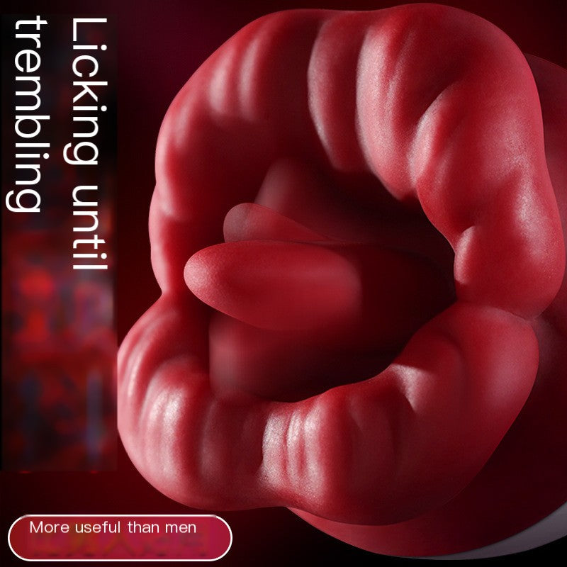 Red Lip Clitoral Vibrator for Women – Tongue Stimulator | 2 Styles