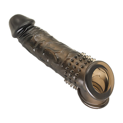 Men's TPE Penis Sleeve Extender – Thickening & Lengthening | Black & Transparent