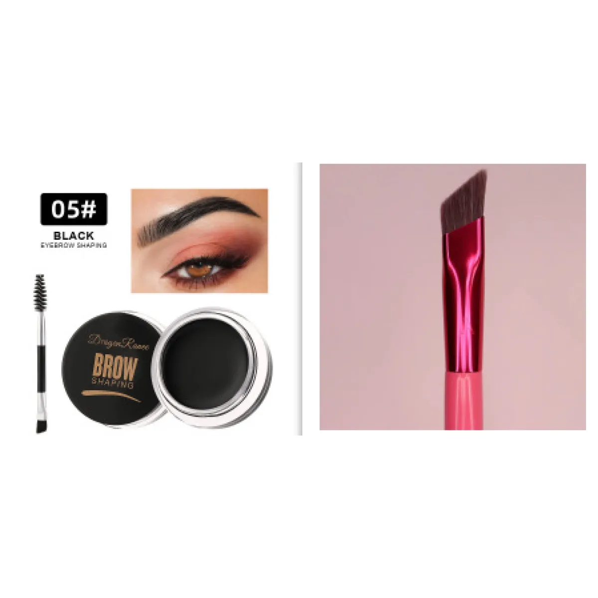 Waterproof Eyebrow Dye Gel – Long-Lasting Smudge-Proof Brow Cream, 6 Shades