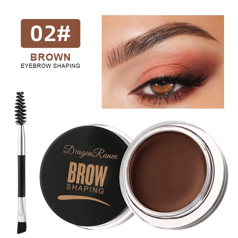 Waterproof Eyebrow Dye Gel – Long-Lasting Smudge-Proof Brow Cream, 6 Shades
