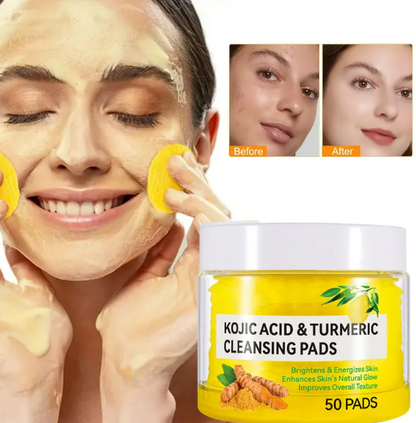Turmeric Kojic Acid Brightening Cloth – Dark Spot & Even Skin Tone Cleanser
