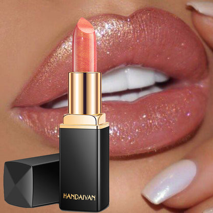 Waterproof Glitter Lipstick – Long-Lasting Shimmer, 9 Shades