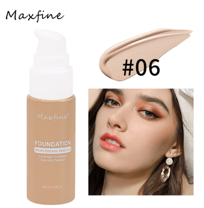 Liquid Foundation & Concealer – Waterproof, Full Coverage, 9 Shades