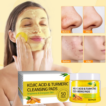 Turmeric Kojic Acid Brightening Cloth – Dark Spot & Even Skin Tone Cleanser