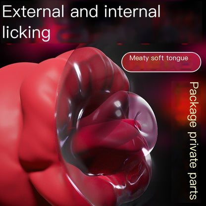 Red Lip Clitoral Vibrator for Women – Tongue Stimulator | 2 Styles