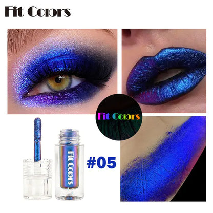 Aurora ChromaShift Multi-Chrome Eyeshadow Pigments — Liquid Colour-Shifting Eye Pigment | 6 Shades