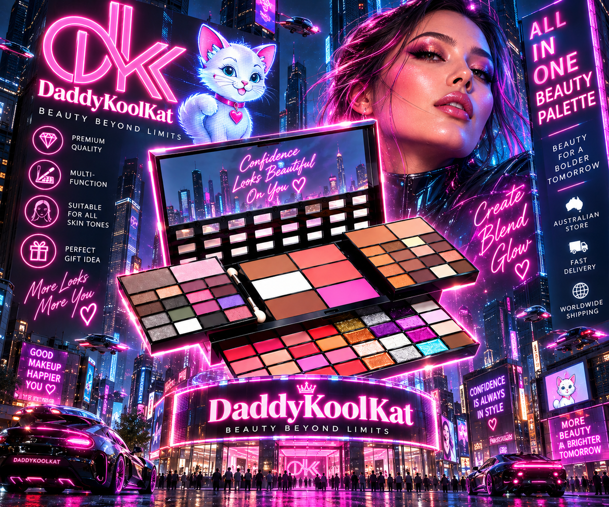 74-Colour All-in-One Makeup Palette – Eyeshadow, Blush, Lip & Highlight