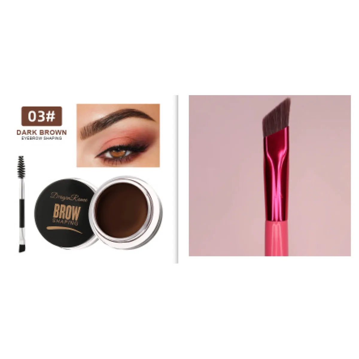 Waterproof Eyebrow Dye Gel – Long-Lasting Smudge-Proof Brow Cream, 6 Shades