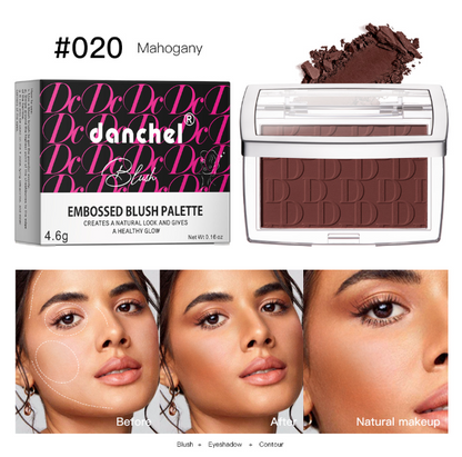 Matte Blush Palette – Long-Lasting Soft-Focus Finish, 6 Shades, All Skin Types