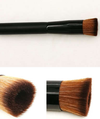 Ash Wood Foundation Brush – Professional Soft Synthetic Fibre Makeup Brush
