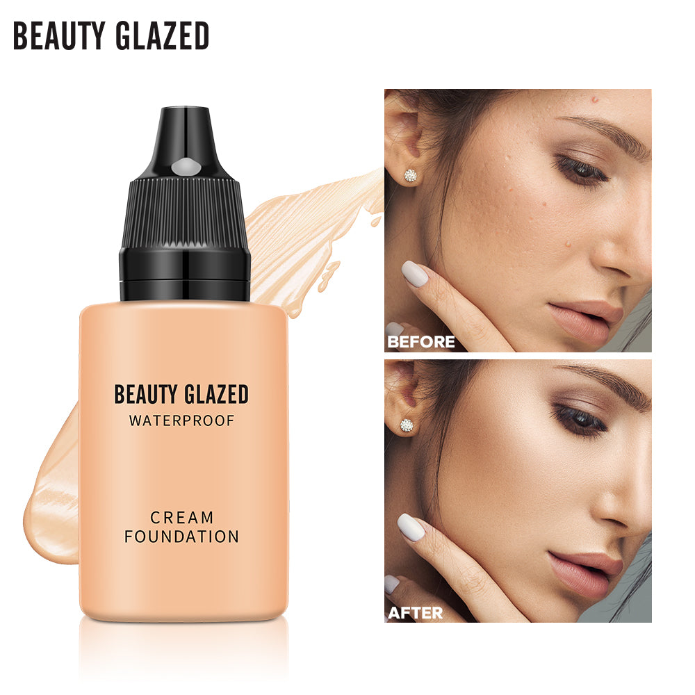 Matte Liquid Foundation & Concealer – Full Coverage, Waterproof, 9 Shades