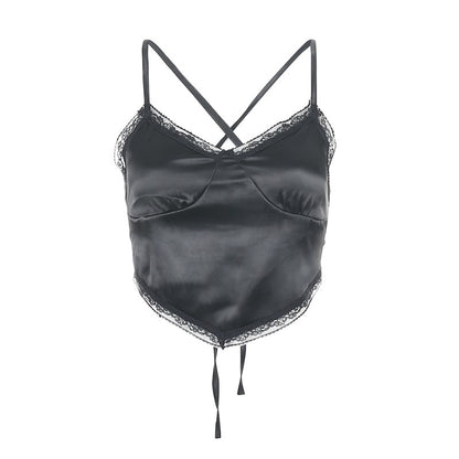 Women’s V-Neck Lace-Trim Cami Top