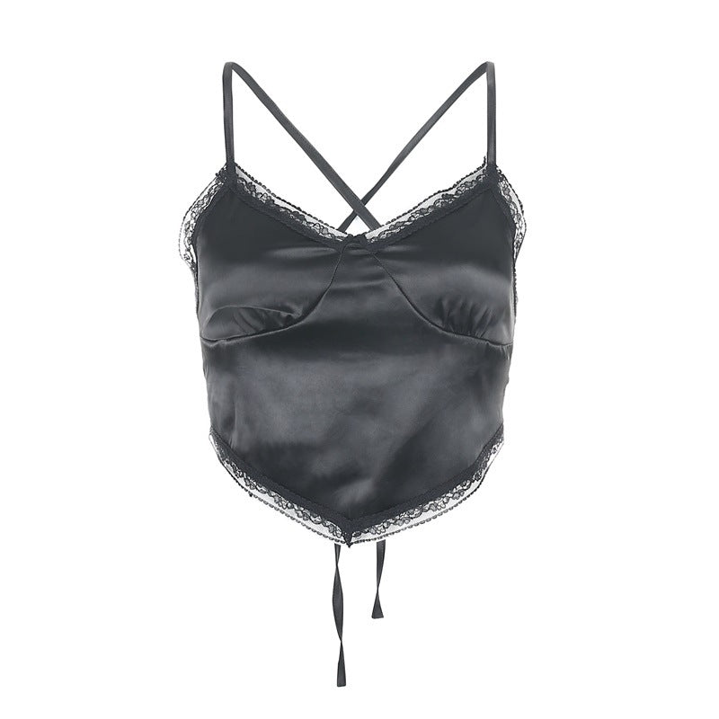 Women’s V-Neck Lace-Trim Cami Top