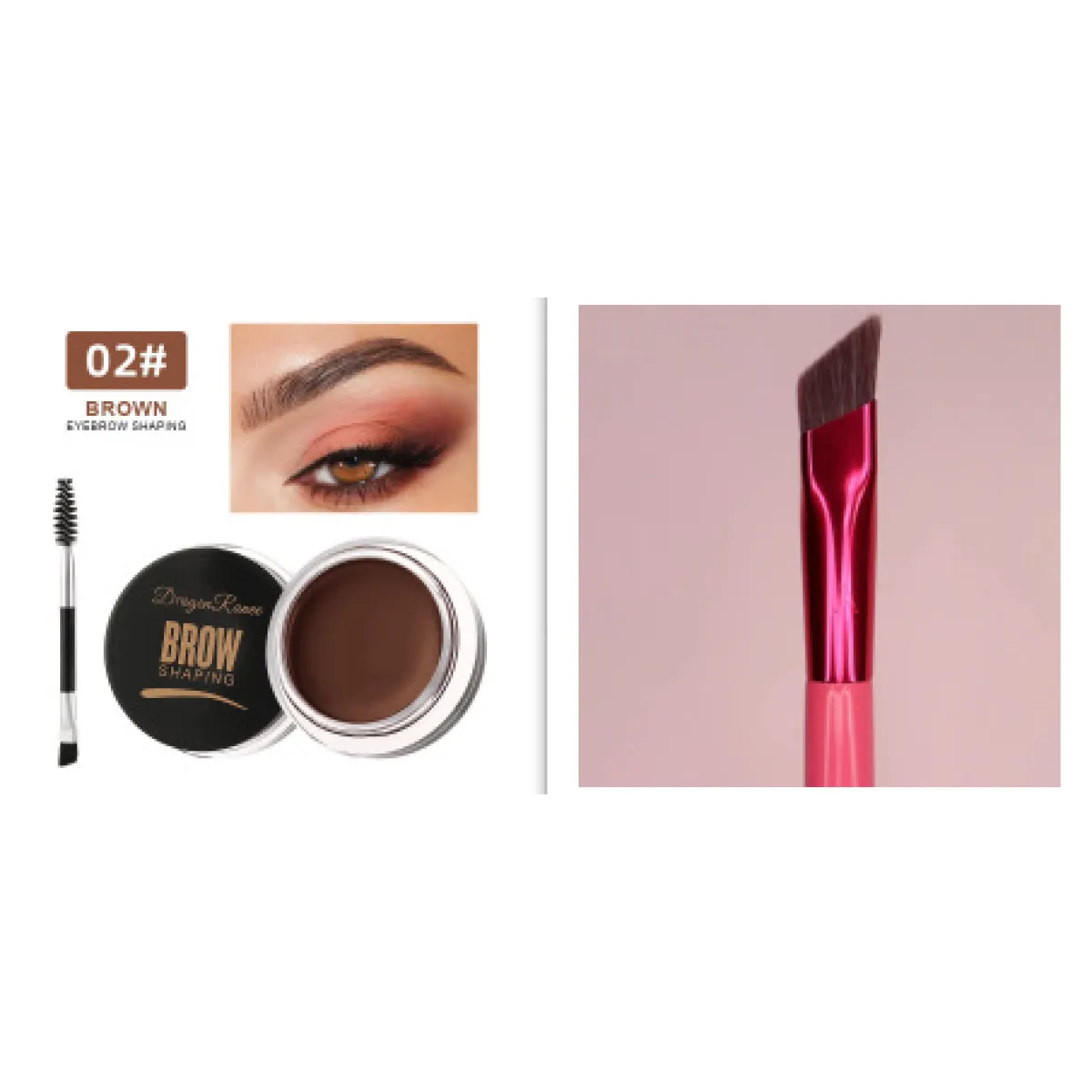 Waterproof Eyebrow Dye Gel – Long-Lasting Smudge-Proof Brow Cream, 6 Shades