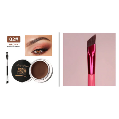 Waterproof Eyebrow Dye Gel – Long-Lasting Smudge-Proof Brow Cream, 6 Shades