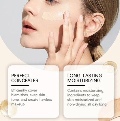 Temperature Change Liquid Foundation – 3-in-1 Adaptive Coverage, Concealer & Moisturiser