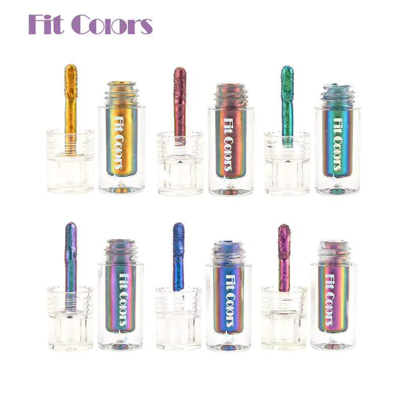 Aurora ChromaShift Multi-Chrome Eyeshadow Pigments — Liquid Colour-Shifting Eye Pigment | 6 Shades