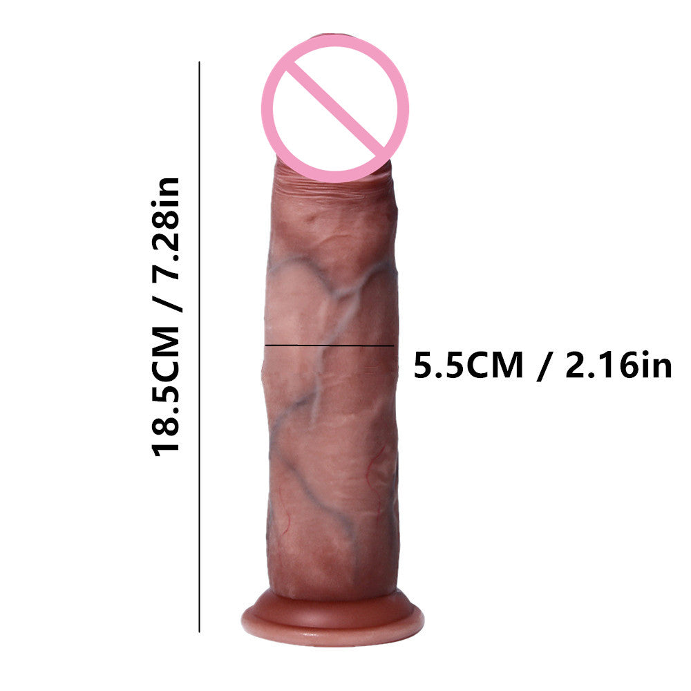 Double Layer Liquid Silicone Dildo – Realistic Feel | S, M & L