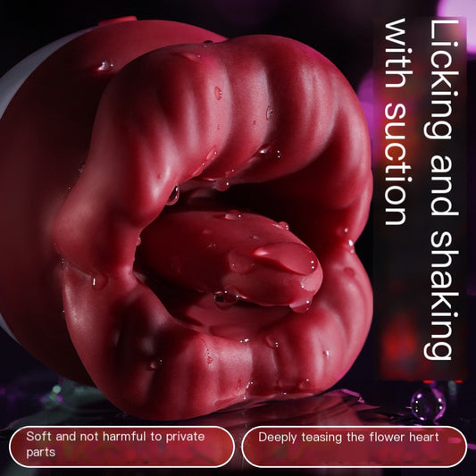 Red Lip Clitoral Vibrator for Women – Tongue Stimulator | 2 Styles