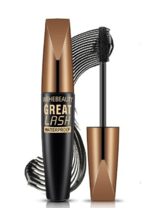 Waterproof Silk Fiber Black Mascara – Lengthening, Volumising & Curl