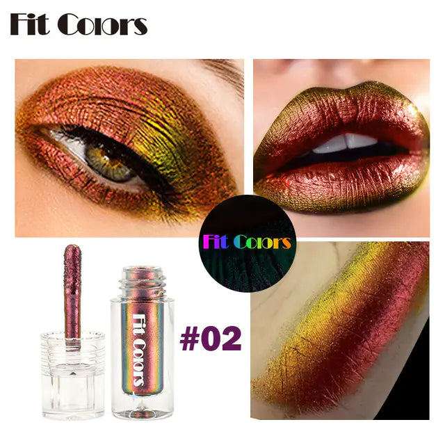 Aurora ChromaShift Multi-Chrome Eyeshadow Pigments — Liquid Colour-Shifting Eye Pigment | 6 Shades