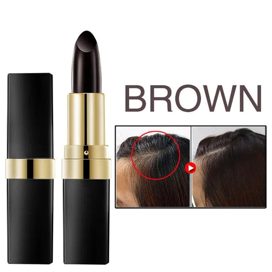 Hair Dye Stick — Instant Grey Coverage & Root Touch-Up | Plant-Based Formula | Brown & Black