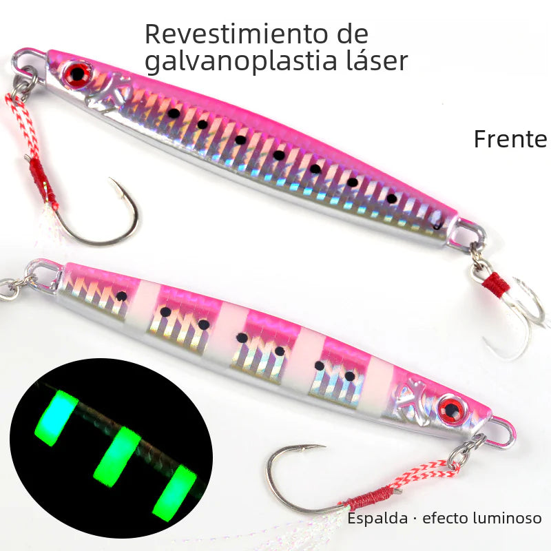 Laser Fishing Lures — Deep Sea Jigging Bait | Blue, Purple, Gold & Red/Silver | 25g–180g