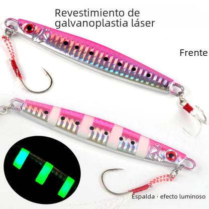 Laser Fishing Lures — Deep Sea Jigging Bait | Blue, Purple, Gold & Red/Silver | 25g–180g