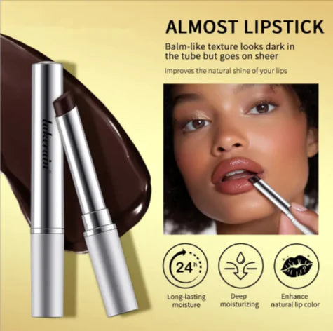 Black Honey Lipstick — Hydrating Sheer Tint for Soft, Nourished Lips